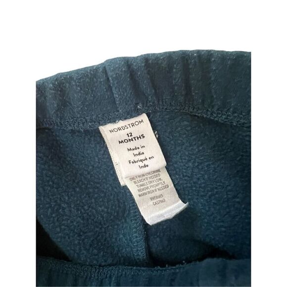 Nordstrom Baby Striped Blouse and Pants Outfit Set 2 Pc Size 12 Months Blue - Picture 9 of 10